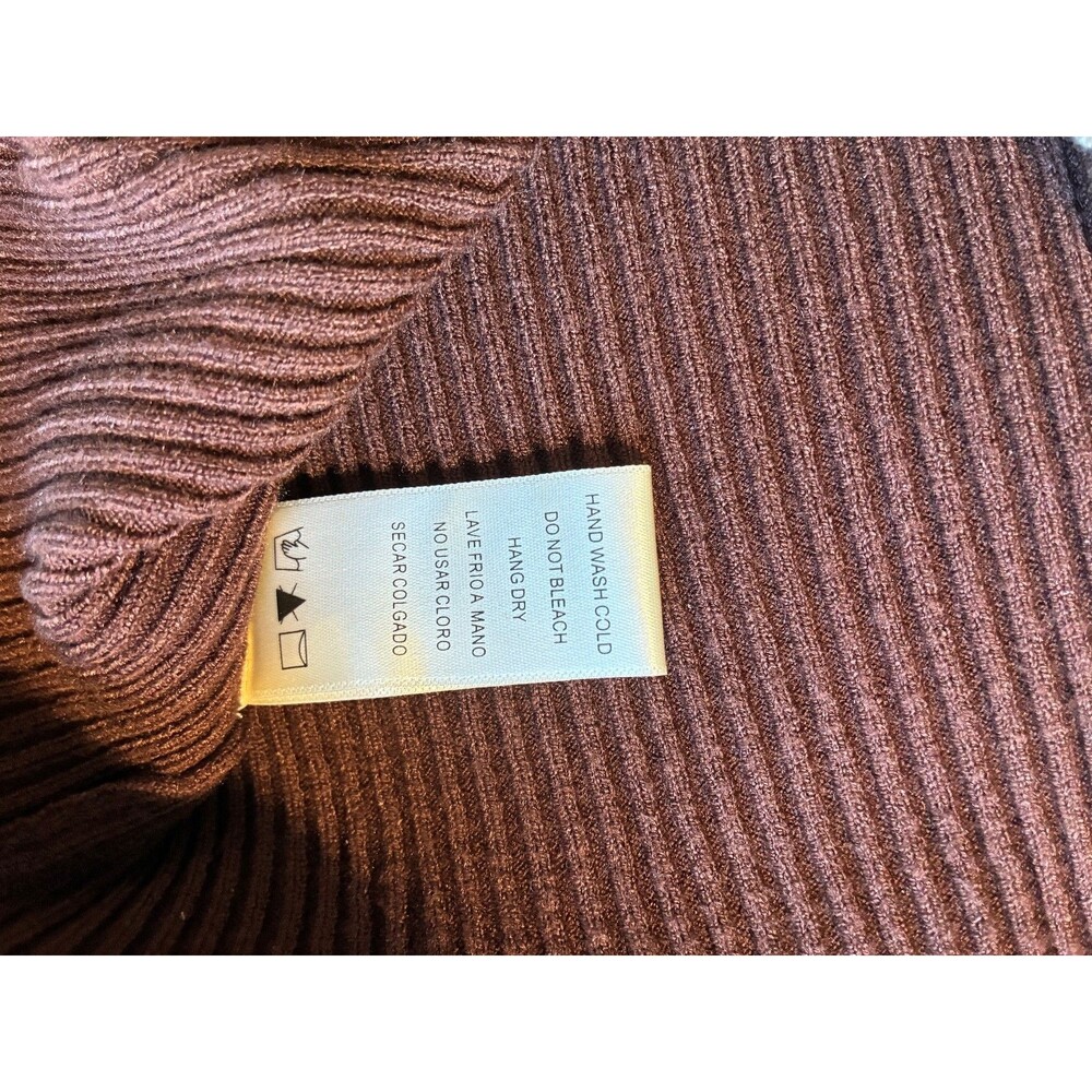 Crescent Sweater color block turtleneck sz Med - image 3